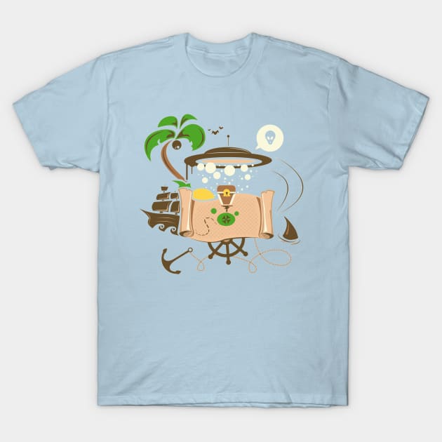 Treasure hunter T-Shirt by aSmilingThing